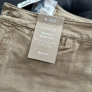 Madewell Men's Emmett Wide-Leg Chinos - Brown